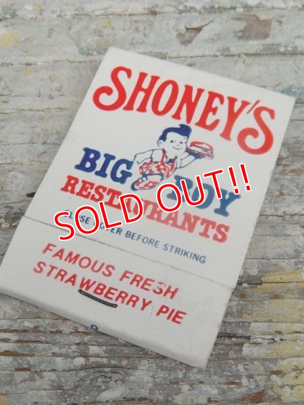 画像2: dp-160801-11 Shoney's BIG BOY / Vintage Match Book