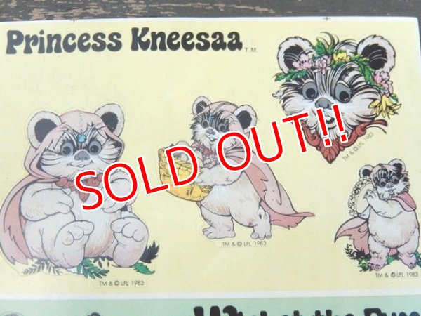 画像2: ct-150922-48 STAR WARS / 80's Princess Kneesaa & Wicket Sticker