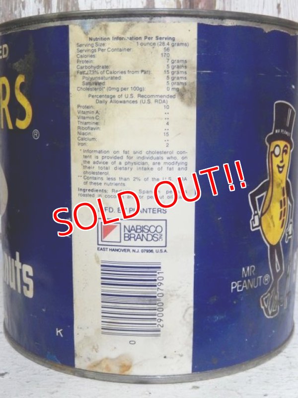画像4: ct-160823-04 Planters / Mr.Peanuts 70's Spanish Peanuts Tin Can