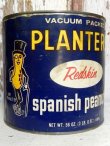 画像1: ct-160823-04 Planters / Mr.Peanuts 70's Spanish Peanuts Tin Can