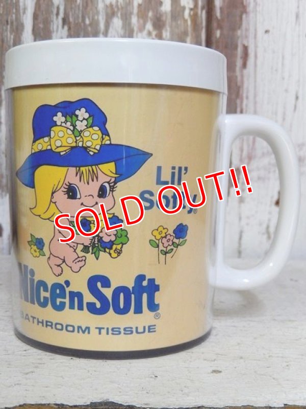 画像1: ct-160823-13 Nice'n Soft / 80's Advertising Mug