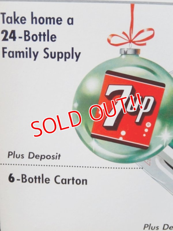 画像5: dp-160901-05 7up / 1956 Cardboard