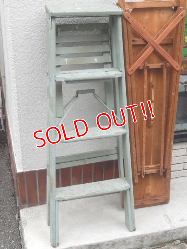 画像8: dp-160901-14 Vintage Wood Ladder