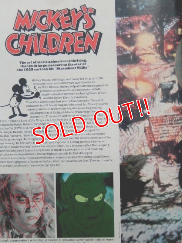 画像5: ct-160901-12 LIFE Magazine / November 1978 Mickey Mouse