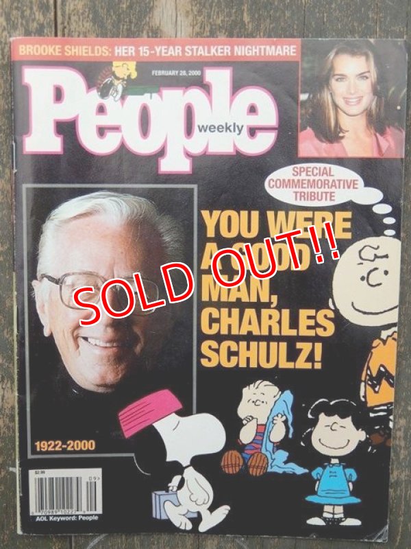 画像1: ct-160901-06 People Magazine / February 28,2000 PEANUTS