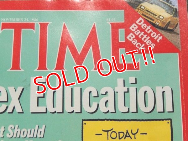 画像3: ct-160901-07 TIME Magazine / November 24,1986 PEANUTS