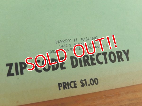 画像2: ct-160823-30 MR.ZIP / 60's ZIP CODE DIRECTORY