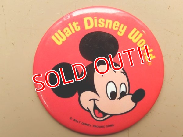 画像1: ct-160901-20 Walt Disney World / 70's Mickey Mouse Pinback