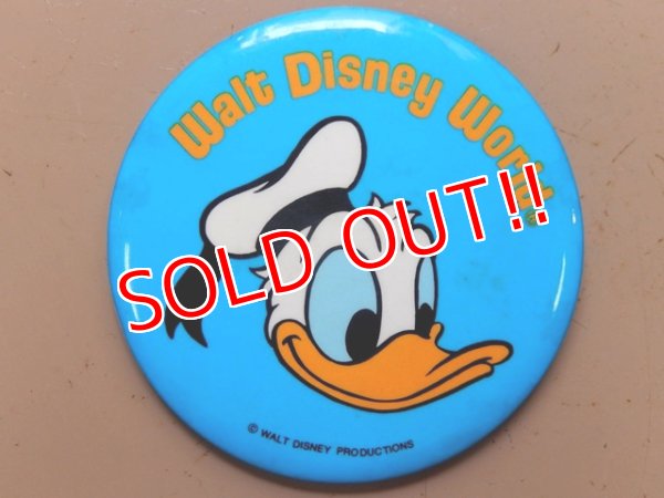 画像1: ct-160901-22 Walt Disney World / 70's Donald Duck Pinback
