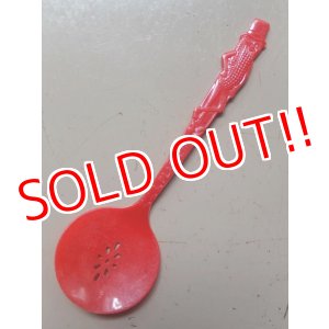 画像: ct-160901-33 Planters / Mr.Peanut 60's Plastic Butter Spoon (Red)