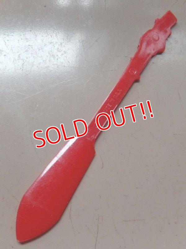 画像4: ct-160901-34 Planters / Mr.Peanut 60's Plastic Butter Knife (Red)