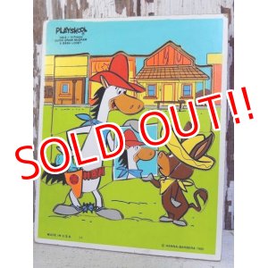 画像: ct-160901-39 Quick Draw McGraw & Baba Looey / Playskool 80's Wood Puzzle