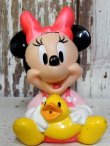 画像1: ct-160901-48 Baby Minnie Mouse / 90's Soft Vinyl Doll