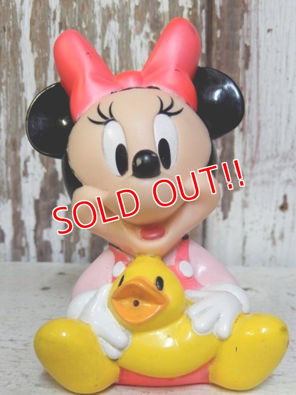 画像1: ct-160901-48 Baby Minnie Mouse / 90's Soft Vinyl Doll