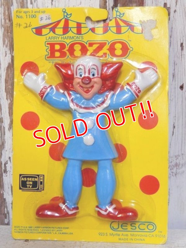 画像1: ct-161003-10 Bozo the Crown / 80's Bendable Figure