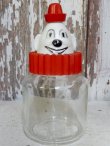 画像1: dp-161015-07 Bosco / Hazel Atlas 60's Clown Glass Jar