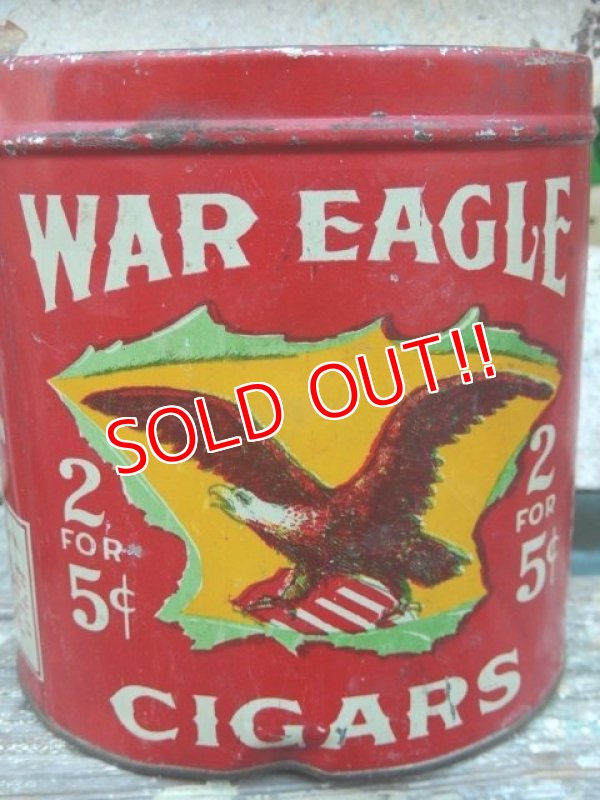 画像3: dp-161015-05 WAR EAGLE CIGARS / 40's Tin Can
