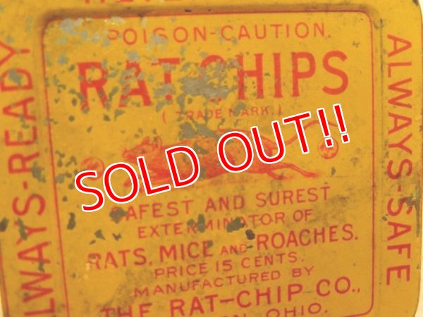 画像2: dp-160823-08 RAT CHIPS / Vintage Tin Can