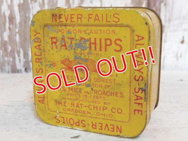 画像1: dp-160823-08 RAT CHIPS / Vintage Tin Can