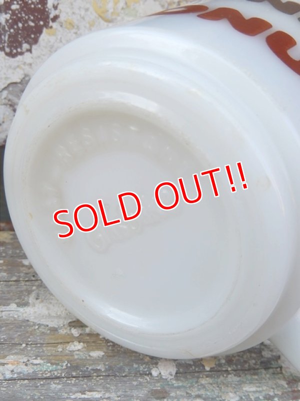 画像9: dp-161101-08 DUNKIN' DONUTS / Glasbake 60's Mug 【JUNK】