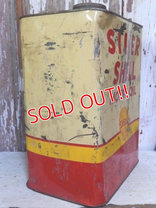 画像5: dp-161101-09 SHELL / 50's Two Gallons Motor Oil Can