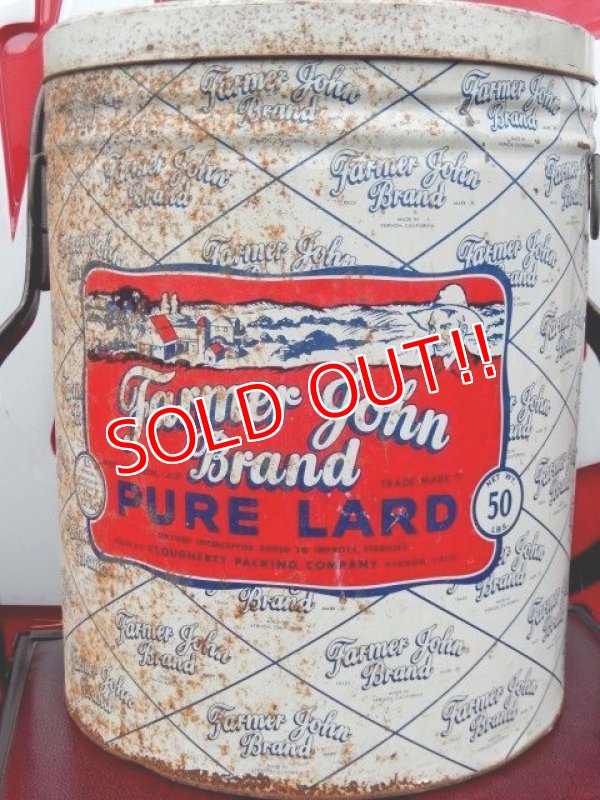 画像3: dp-161101-11 Farmer John Brand / 60's Pure Lard Can