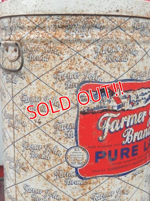 画像4: dp-161101-11 Farmer John Brand / 60's Pure Lard Can