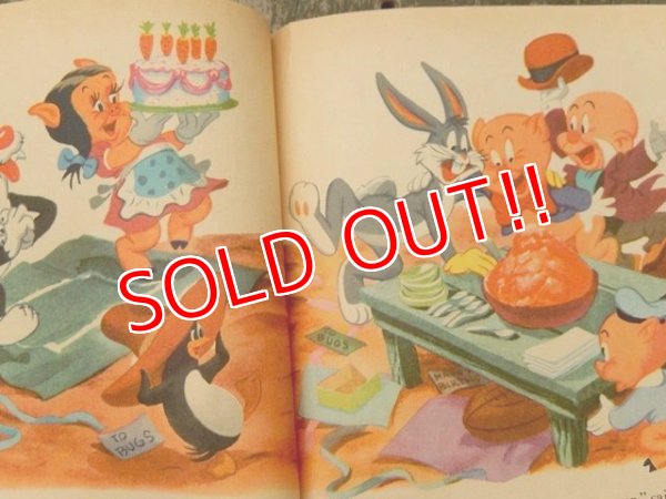 画像7: bk-160706-07 Bugs Bunny Birthday / 50's Picture Book