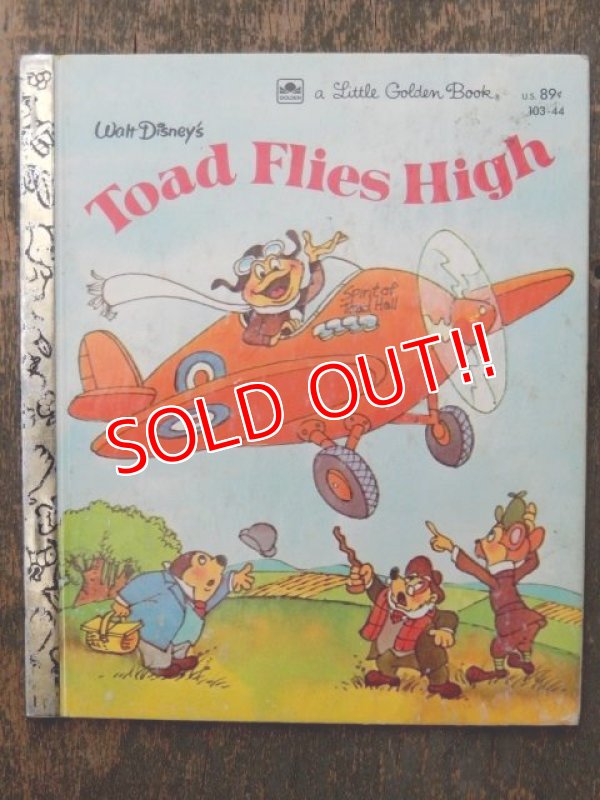 画像1: bk-160706-11 Walt Disney's Toad Flies High / 80's Picture Book