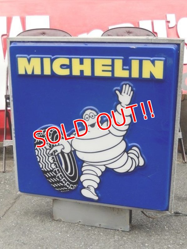 画像1: dp-160106-05 Michelin / Bibendum 90's〜Dealer Sign