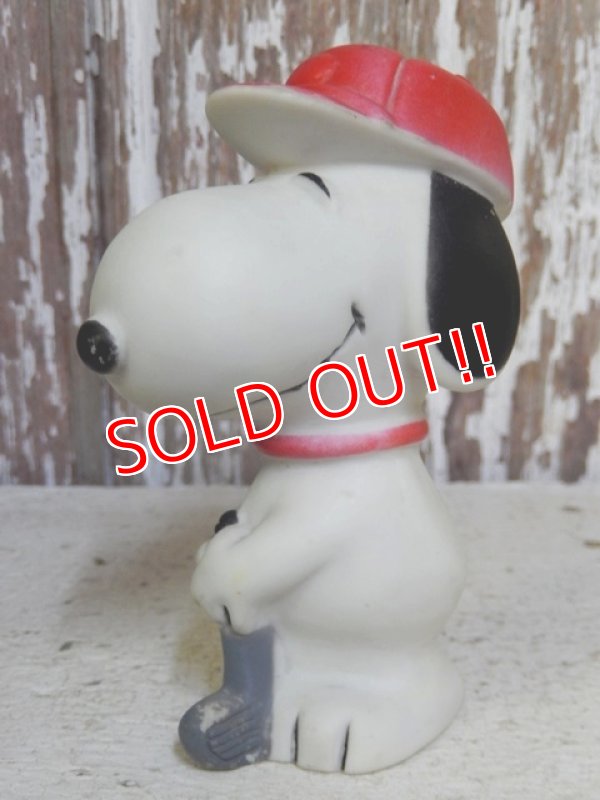 画像1: ct-161110-11 Snoopy / 70's-80's Vinyl Squeak Toy "Golf"