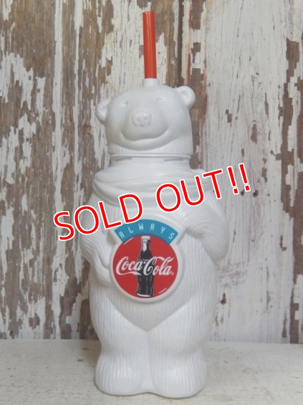 画像1: ct-161120-10 Coca Cola / 90's Polar Bear Plastic Bottle