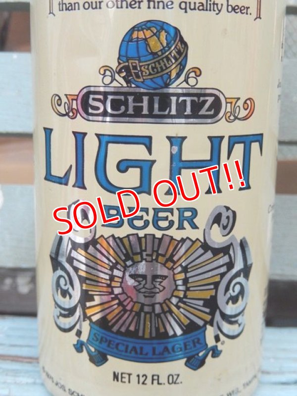 dp-161212-08 SCHLITZ LIGHT / 70's Beer Can - Jack's Mart