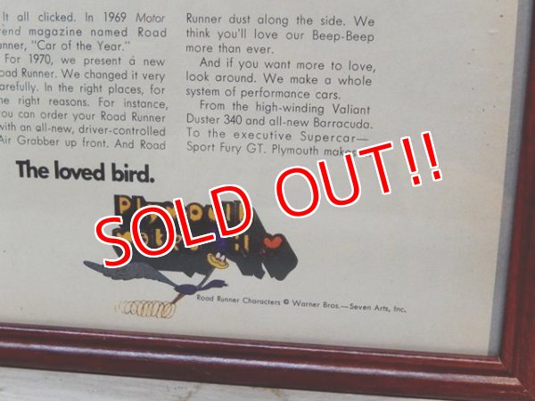 画像4: dp-161218-11 Plymouth Road Runner / 70's AD