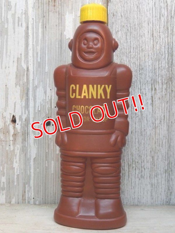 画像1: ct-161003-17 Family Foods / Clanky Chocolate 60's Syrup Bottle