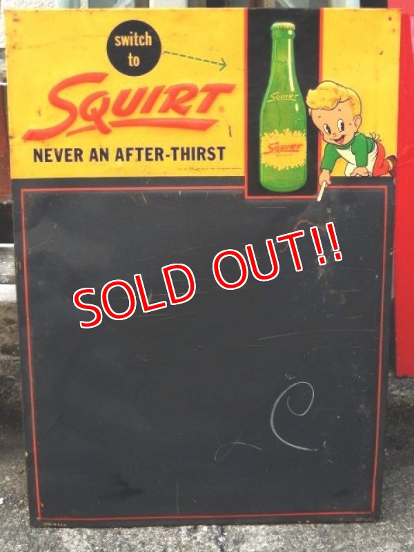 画像1: dp-161218-05 Squirt / 1950's Menu Board Sign