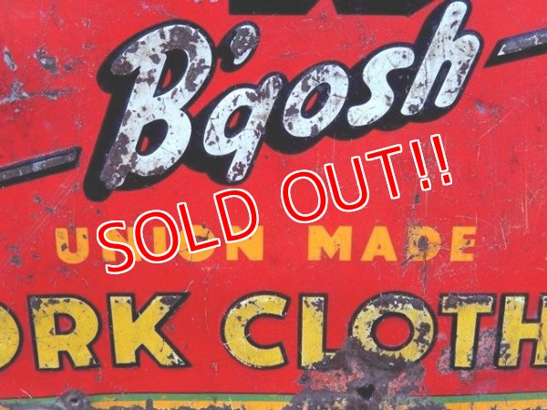 画像4: dp-161218-01 OSHKOSH / 1950's Metal Sign