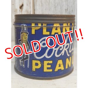 画像: dp-161218-41 Planters / Mr.Peanuts 1950's Cocktail Peanuts Tin Can