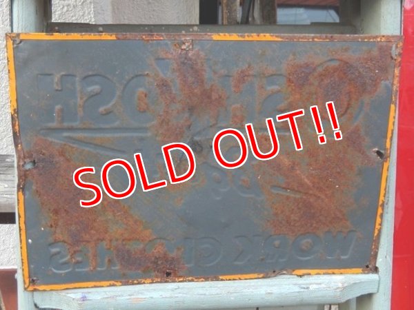 画像7: dp-161218-01 OSHKOSH / 1950's Metal Sign