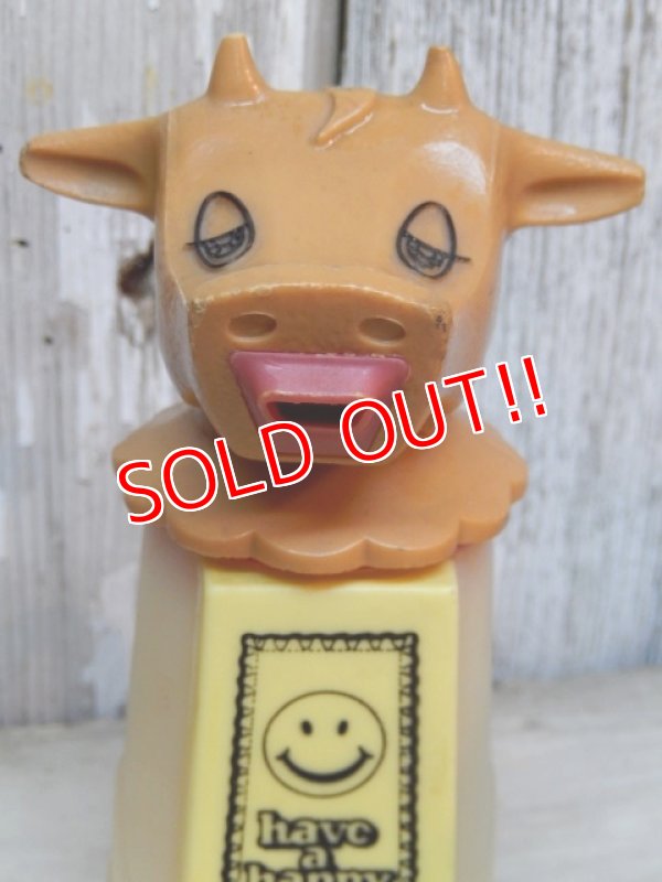 画像2: dp-161218-20 Whirley / 60's-70's Moo-Cow Creamer "Have a Happy Day"
