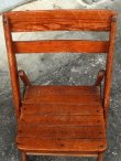 画像2: dp-170111-22 Vintage Wood Folding Chair
