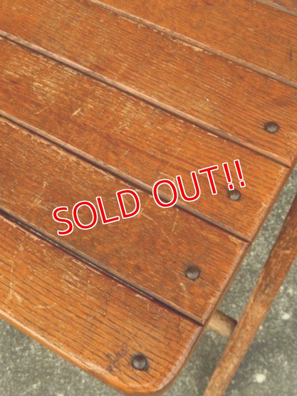 画像3: dp-170111-22 Vintage Wood Folding Chair