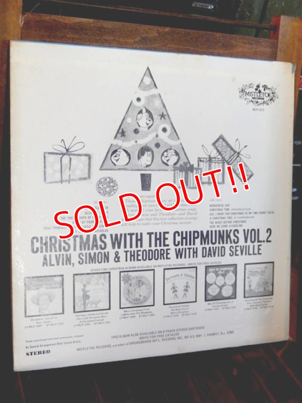 画像4: ct-170301-08 Christmas with the Chipmunks / 60's Record Vol.2