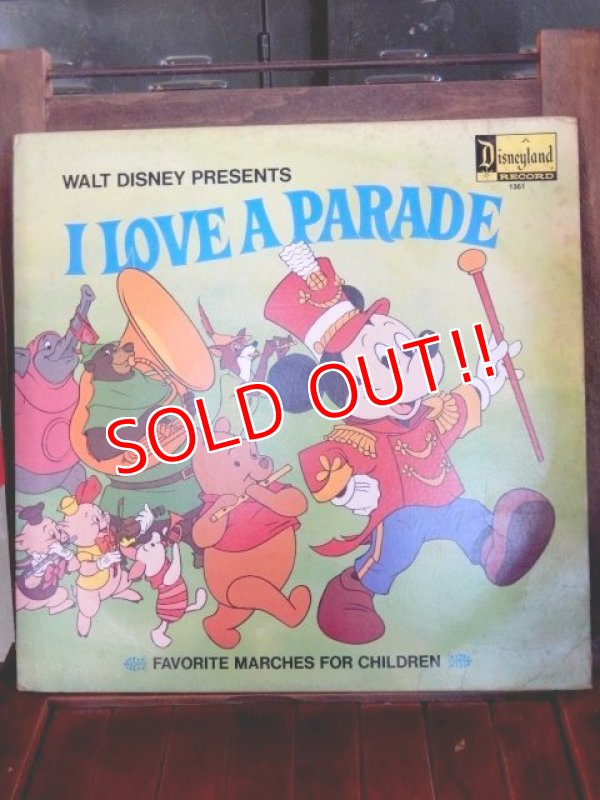 画像1: ct-170301-05 Walt Disney Presents / I LOVE A PARADE 70's Record
