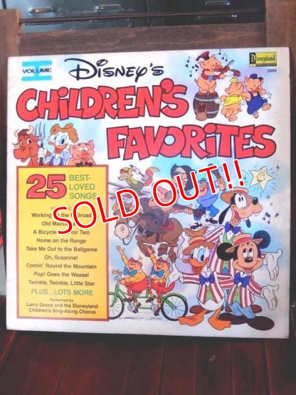 画像1: ct-170301-04  Disney's Children's Favorites / 70's Record