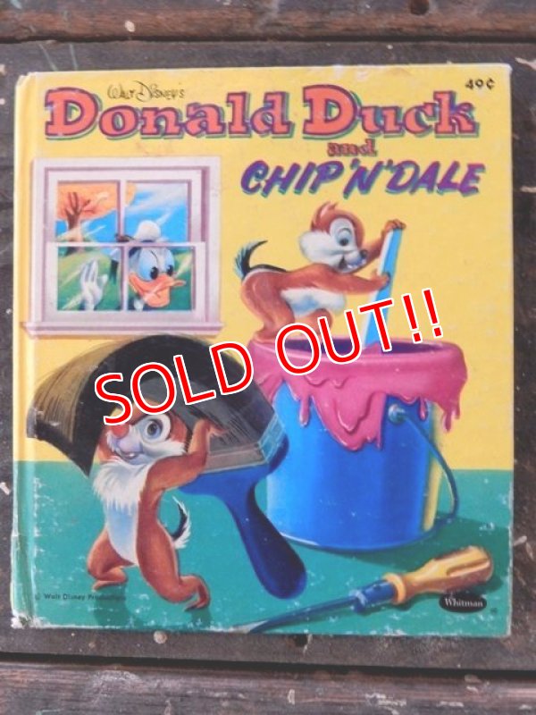 画像1: bk-170301-01 Donald Duck and Chip 'n' Dale / 60's Picture Book