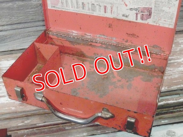 画像6: dp-170301-38 Red Head / Vintage Hammer Drill Tool Box