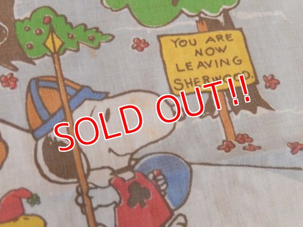 画像7: ct-170305-07 PEANUTS / 70's Flat Sheet (Twin)