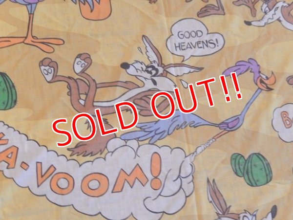 画像3: ct-170305-08 Road Runner & Wile E. Coyote / 70's Flat Sheet (Twin)