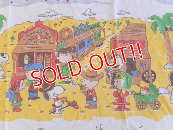 画像5: ct-170305-07 PEANUTS / 70's Flat Sheet (Twin)